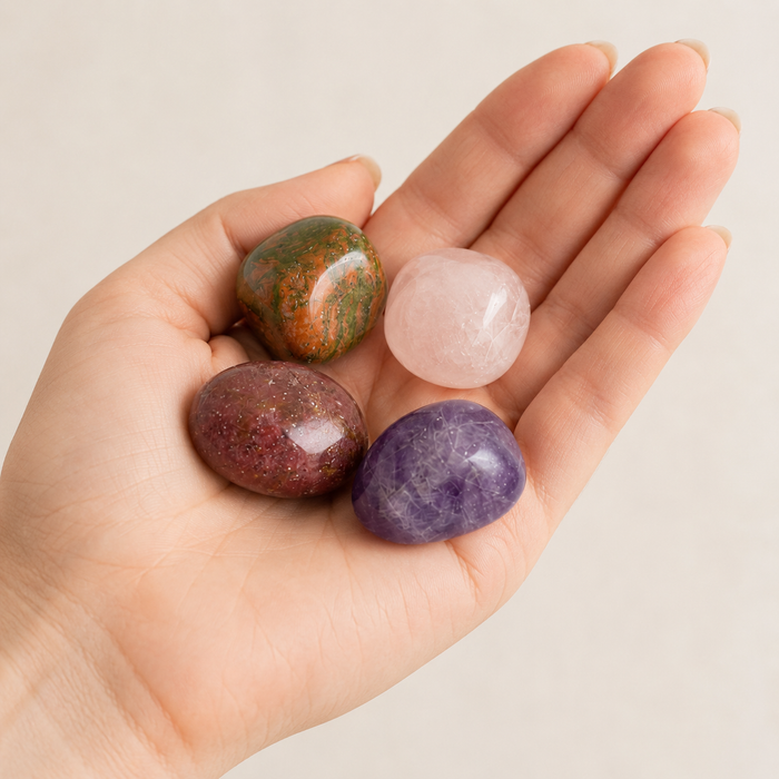 Encourage FORGIVENESS Crystal Kit, Gemstone Tumble Kit, Forgiveness Crystal Gift Set