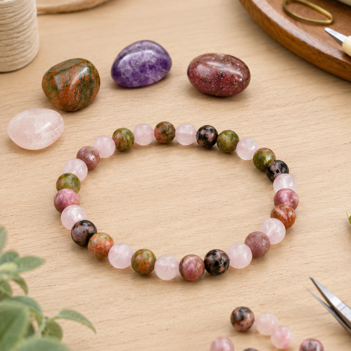 Encourage FORGIVENESS Crystal Kit, Gemstone Tumble Kit, Forgiveness Crystal Gift Set