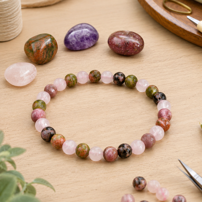 Encourage FORGIVENESS Crystal Kit, Gemstone Tumble Kit, Forgiveness Crystal Gift Set
