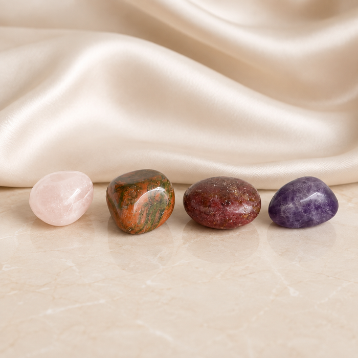 Encourage FORGIVENESS Crystal Kit, Gemstone Tumble Kit, Forgiveness Crystal Gift Set