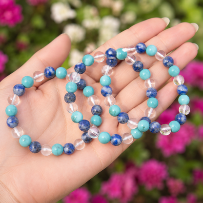 Enhance Logic, Efficiency & Social Communication Crystal Bracelet.