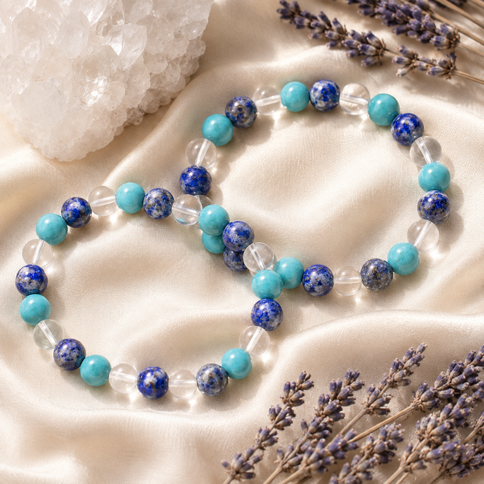 Enhance Logic, Efficiency & Social Communication Crystal Bracelet.
