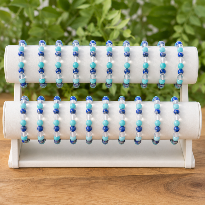 Enhance Logic, Efficiency & Social Communication Crystal Bracelet.