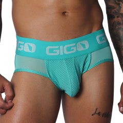 Evocative Aqua Jock Thong de Gigo Underwear