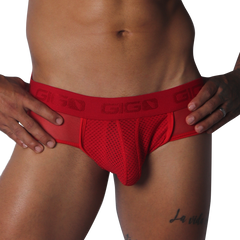 Evocative Red Jock Thong de Gigo Underwear
