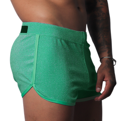 Flash Green Short vista frontal de Gigo Underwear