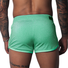 Flash Green Short vista posterior de Gigo Underwear