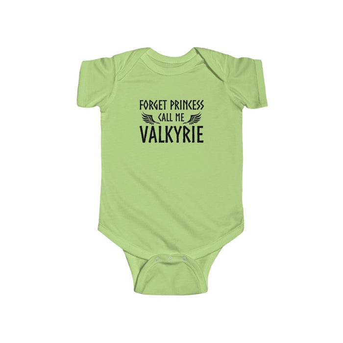 Forget Princess Call My Valkyrie Baby Bodysuit Scandinavian Design Studio
