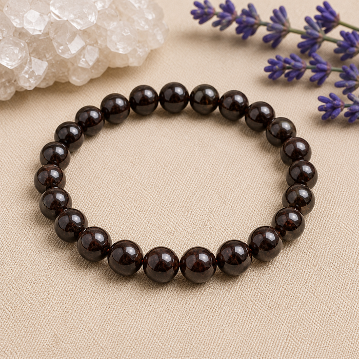 garnet stone bracelet