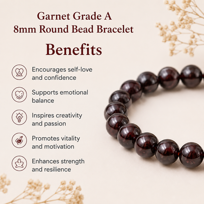 garnet bracelet benefits