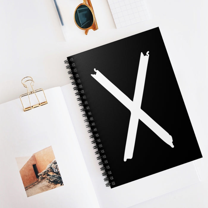 Gebo (Gift) Viking Rune Spiral Notebook Scandinavian Design Studio