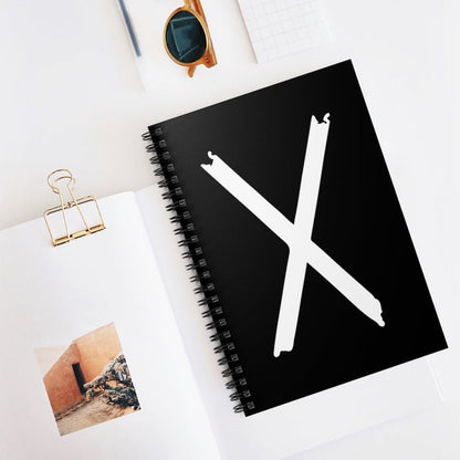 Gebo (Gift) Viking Rune Spiral Notebook Scandinavian Design Studio