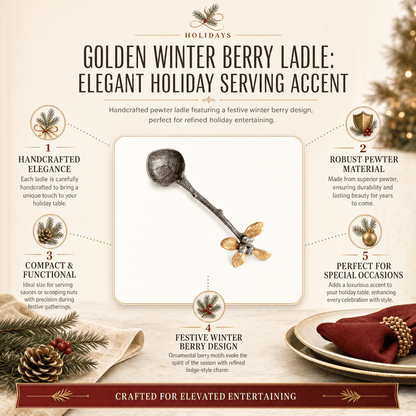 Golden Winter Berry Ladle 7
