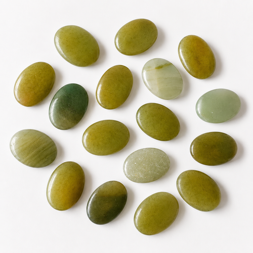 Green Aventurine Pocket Stones (Emotional Understanding and Cleansing)