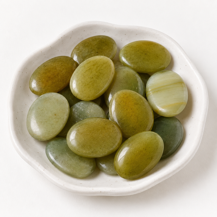 Green Aventurine Pocket Stones (Emotional Understanding and Cleansing)
