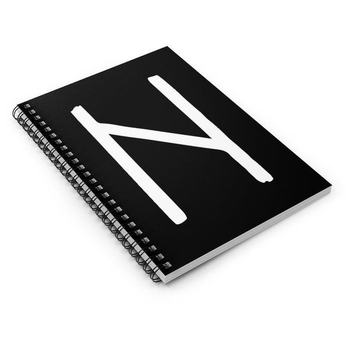 Hagalaz (Force Of Nature) Viking Rune Spiral Notebook Scandinavian Design Studio