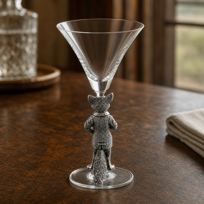 Hunting Dressed Fox Cocktail / Martini Glass 3