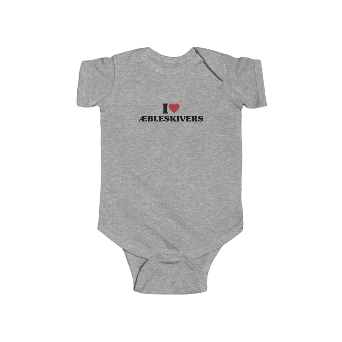 I Love Aebleskivers Baby Bodysuit