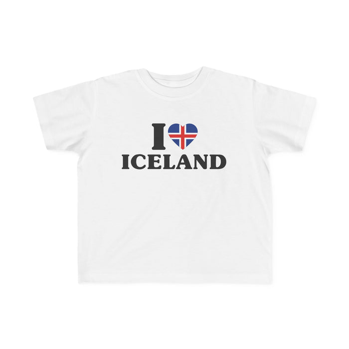 I Love Iceland Toddler Tee