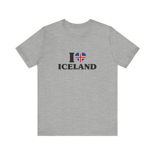 I Love Iceland Unisex T-Shirt
