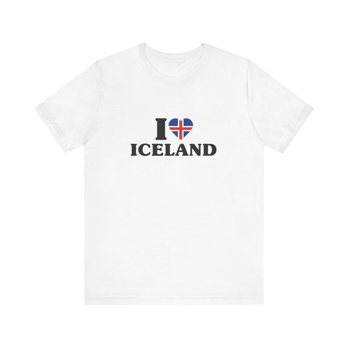 I Love Iceland Unisex T-Shirt