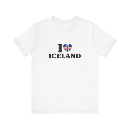 I Love Iceland Unisex T-Shirt