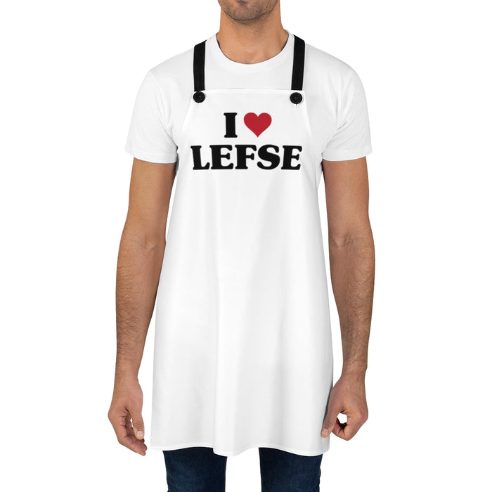I Love Lefse Apron Scandinavian Design Studio