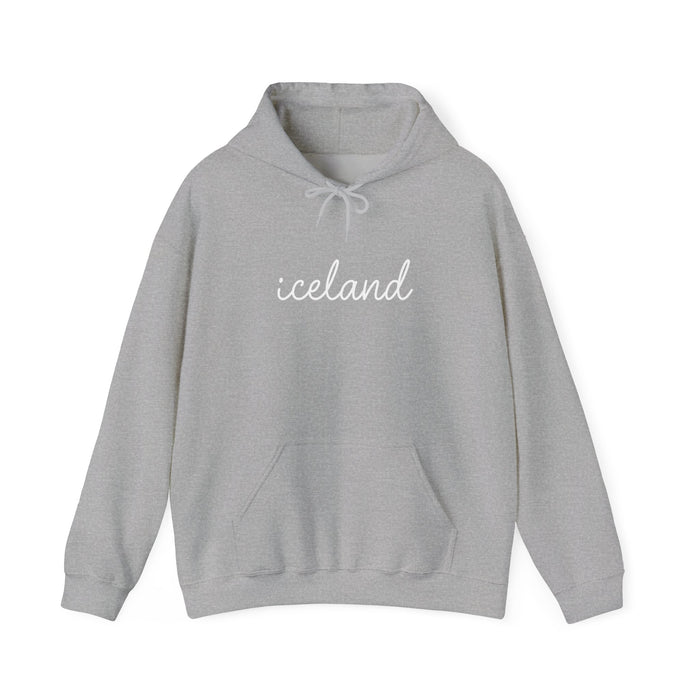 Iceland Script Hooded Sweatshirt