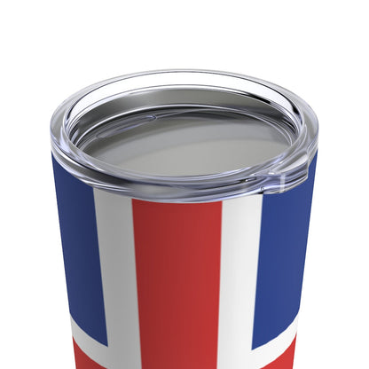 Icelandic Flag 20 oz Insulated Tumbler Scandinavian Design Studio