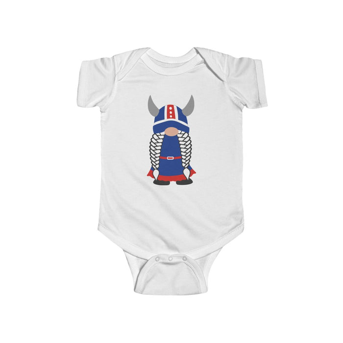 Icelandic Viking Girl Gnome Baby Bodysuit Scandinavian Design Studio