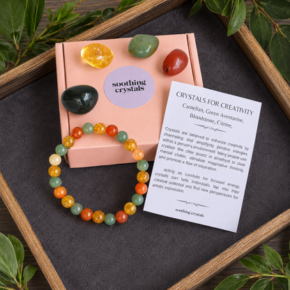 INSPIRATION & CREATIVITY Crystal Kit, Student Crystals Kit.