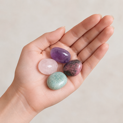 Inspire HARMONY Crystal Kit, Gemstone Tumble Kit, Harmony Crystal Gift Set