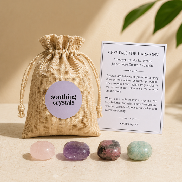 Inspire HARMONY Crystal Kit, Gemstone Tumble Kit, Harmony Crystal Gift Set