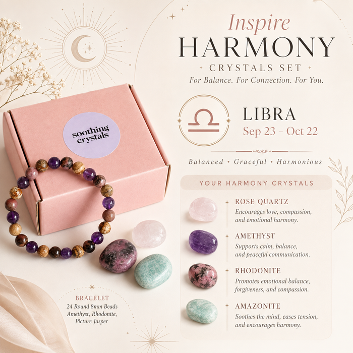 Inspire HARMONY Crystal Kit, Gemstone Tumble Kit, Harmony Crystal Gift Set