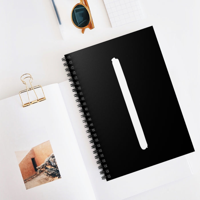 Isa (Ice) Viking Rune Spiral Notebook Scandinavian Design Studio