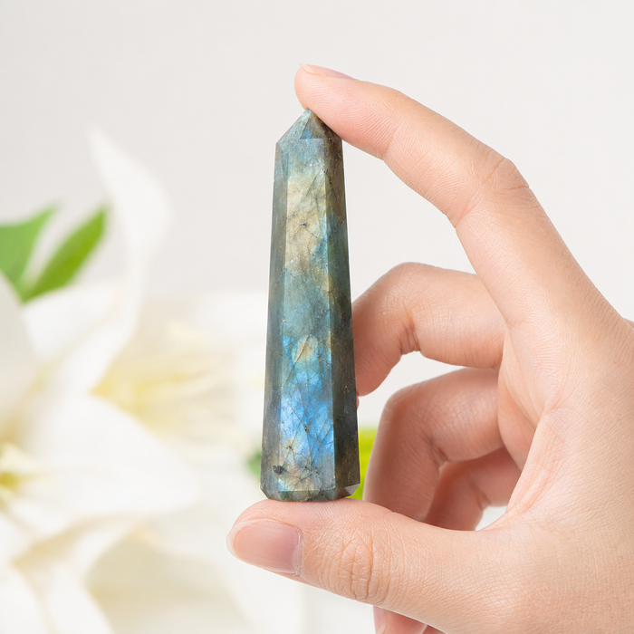Labradorite Tower Point ( Intuition and Spiritual Enlightenment)