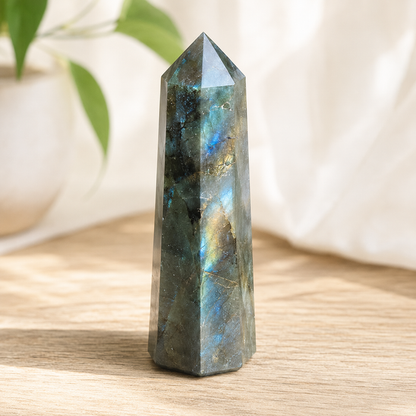 Labradorite Tower Point ( Intuition and Spiritual Enlightenment)