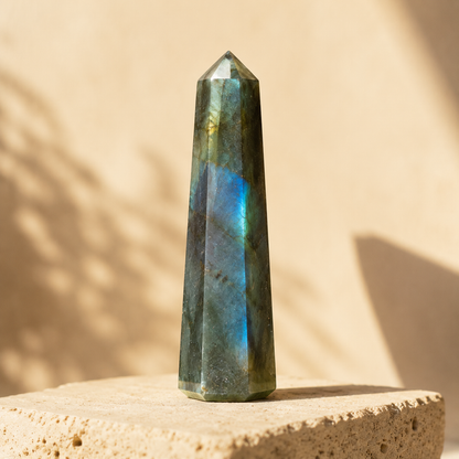 Labradorite Tower Point ( Intuition and Spiritual Enlightenment)