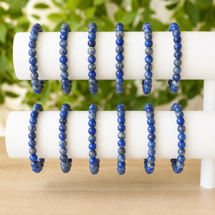 Lapis Lazuli Bracelet | Lapis Stone Bracelet (Angelic Communication and Luck).