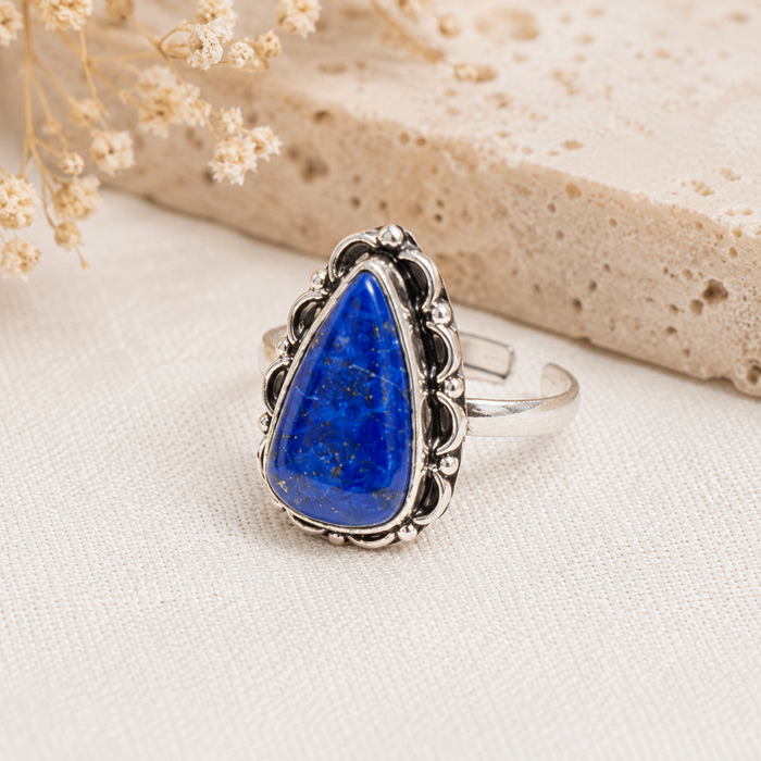 Lapis Lazuli rings – Gemstone rings Natural Crystal Healing Jewelry Collection