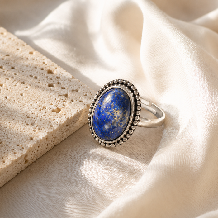 Lapis Lazuli rings – Gemstone rings Natural Crystal Healing Jewelry Collection
