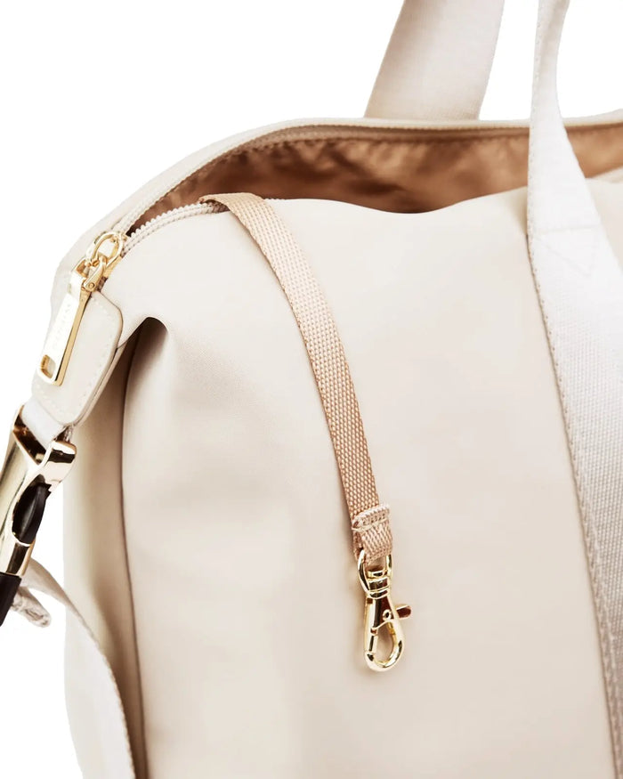 Duża torba damska ROSELLA z funkcją poszerzania BEIGE ROSELLA COLLECTION