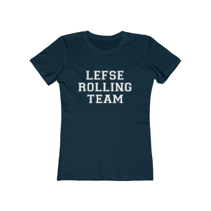 Lefse Rolling Team Women's Fit T-Shirt Scandinavian Design Studio