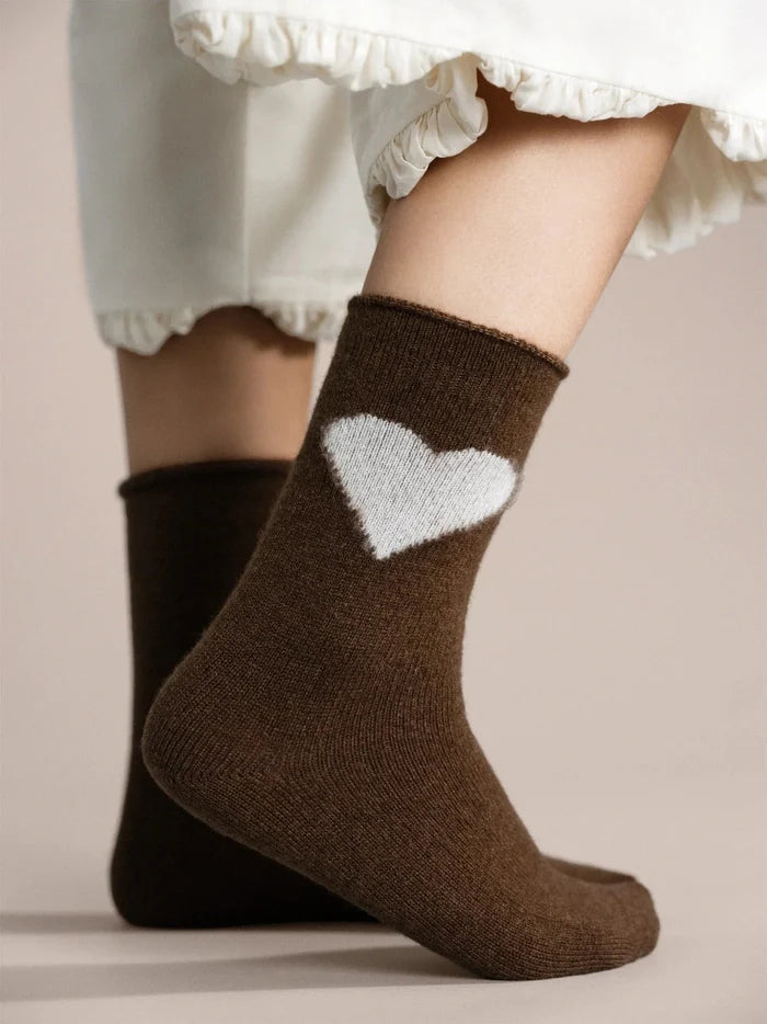 Love Cashmere Crew Sock-Accessories-Uniquities