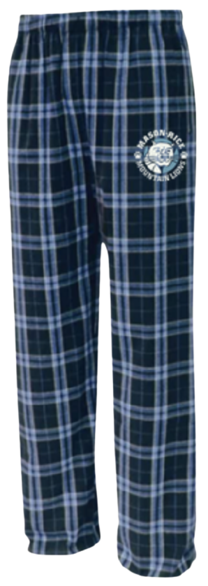 M-R Flannel Pants, Circle Logo (YS-AXL)
