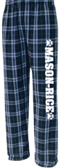 M-R Flannel Pants, Vertical Logo (YS-AXL)
