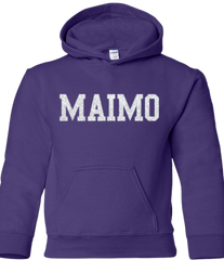Maimonides Solid Hoodie with Glitter Logo