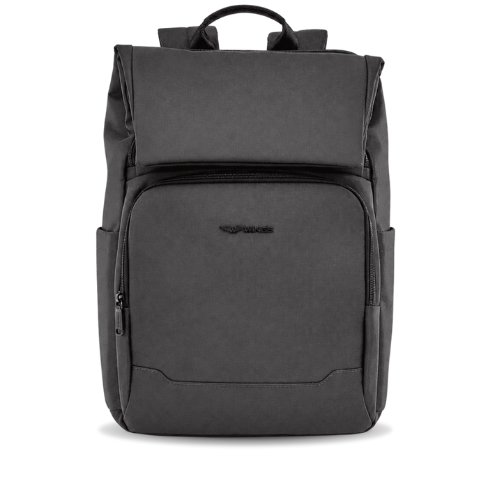 Men's backpack BRANT WINGS for 17-inch laptop travel 22L BLACK