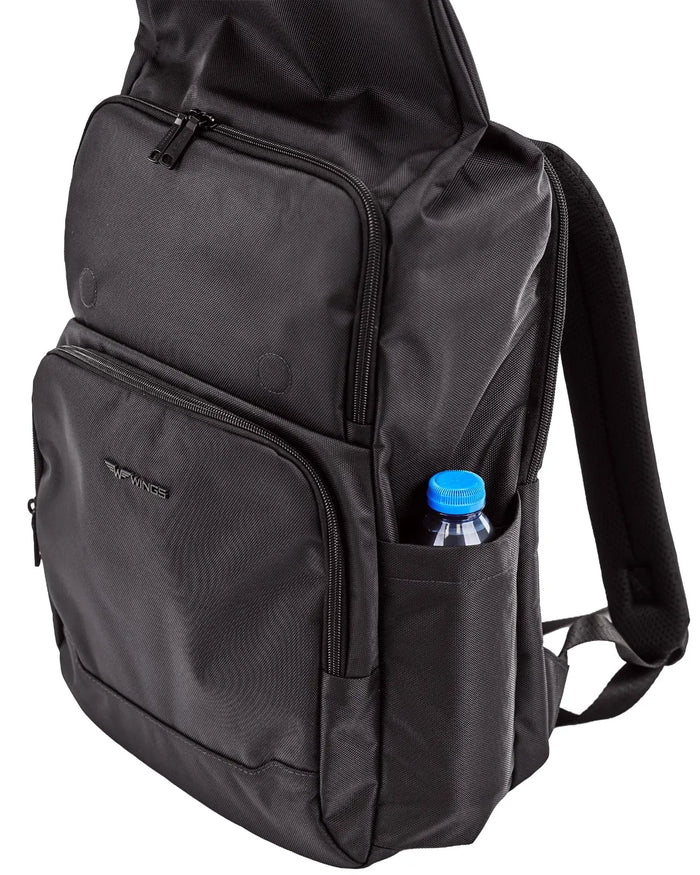 Plecak męski BRANT WINGS na laptop 17 cali podróżny 22L BLACK BRANT COLLECTION