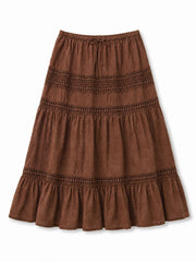 Micah Embroidered Skirt-Bottoms-Uniquities